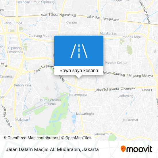 Peta Jalan Dalam Masjid AL Muqarabin