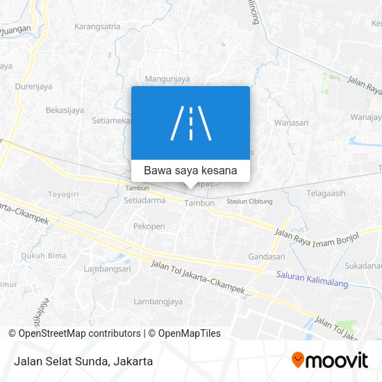 Peta Jalan Selat Sunda