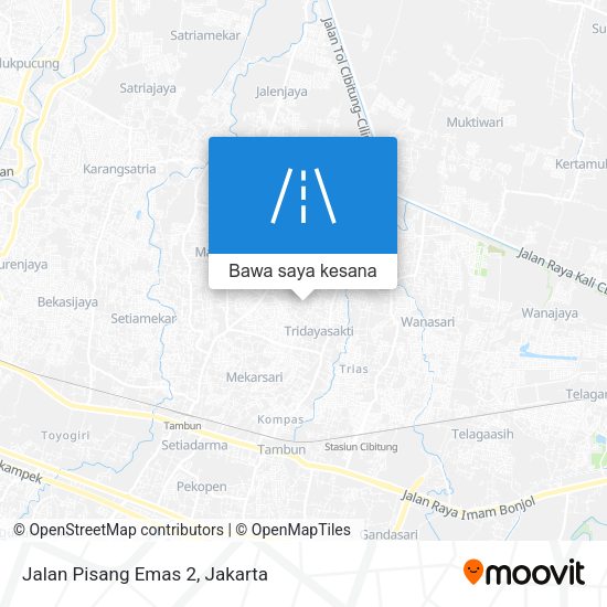 Peta Jalan Pisang Emas 2