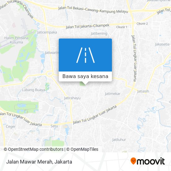 Peta Jalan Mawar Merah