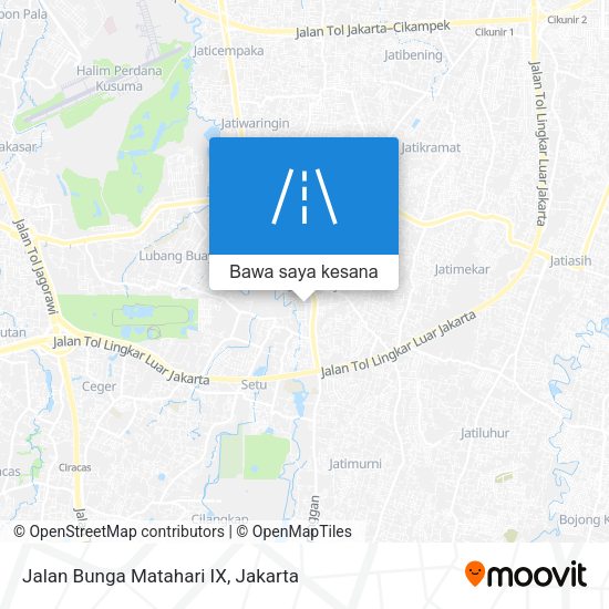 Peta Jalan Bunga Matahari IX