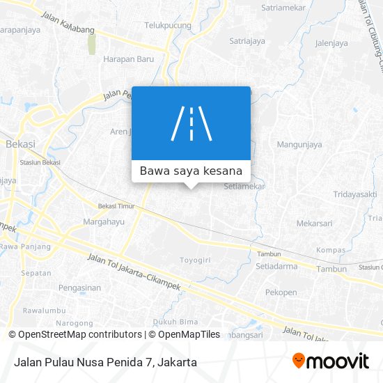 Peta Jalan Pulau Nusa Penida 7