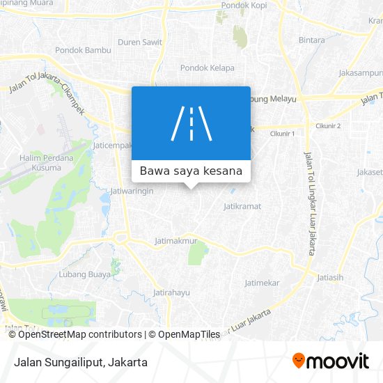 Peta Jalan Sungailiput