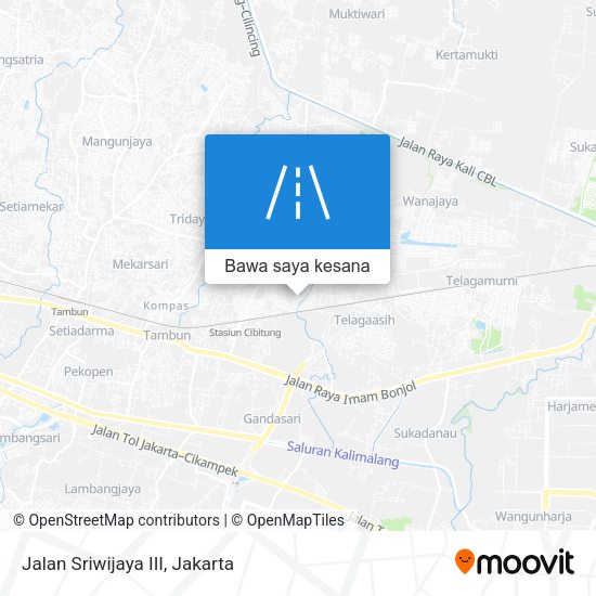 Peta Jalan Sriwijaya III