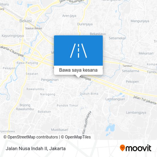 Peta Jalan Nusa Indah II