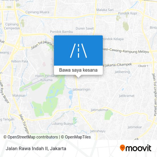 Peta Jalan Rawa Indah II