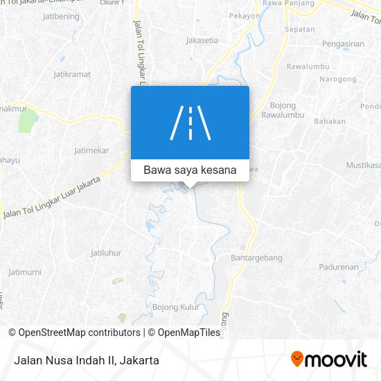 Peta Jalan Nusa Indah II