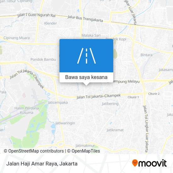 Peta Jalan Haji Amar Raya