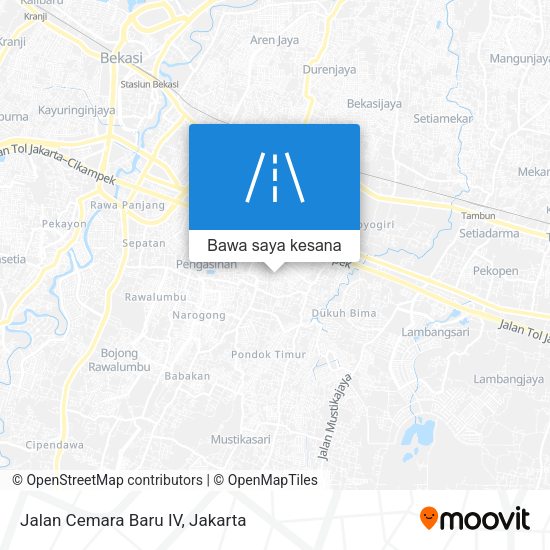 Peta Jalan Cemara Baru IV