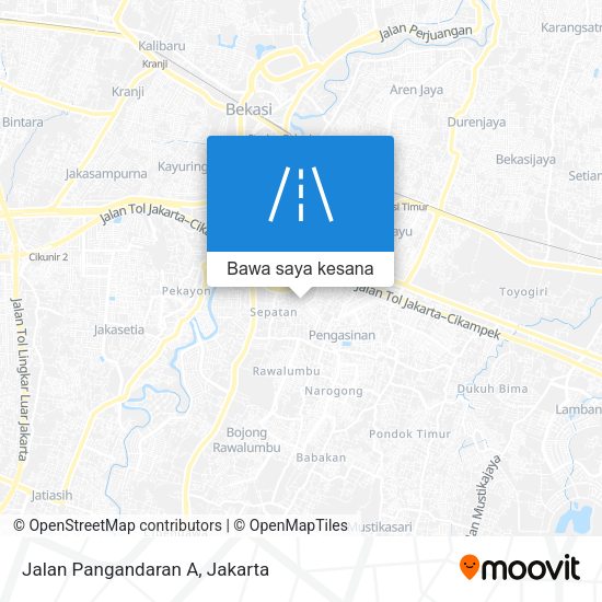 Peta Jalan Pangandaran A
