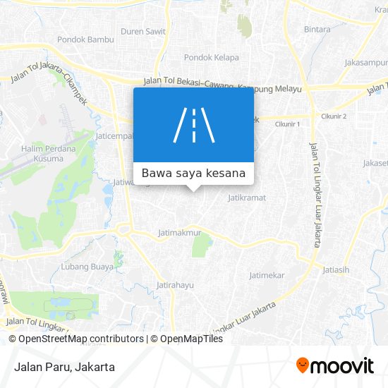 Peta Jalan Paru