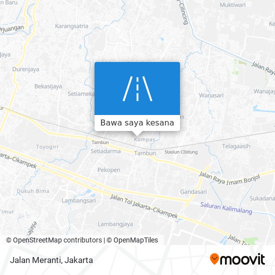 Peta Jalan Meranti