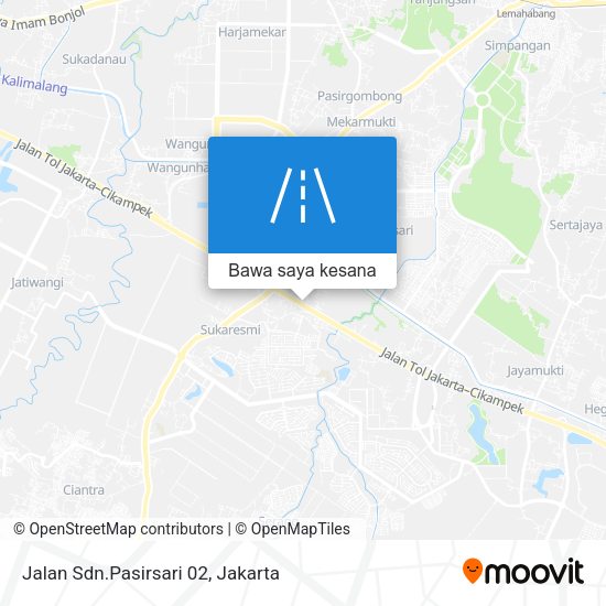 Peta Jalan Sdn.Pasirsari 02