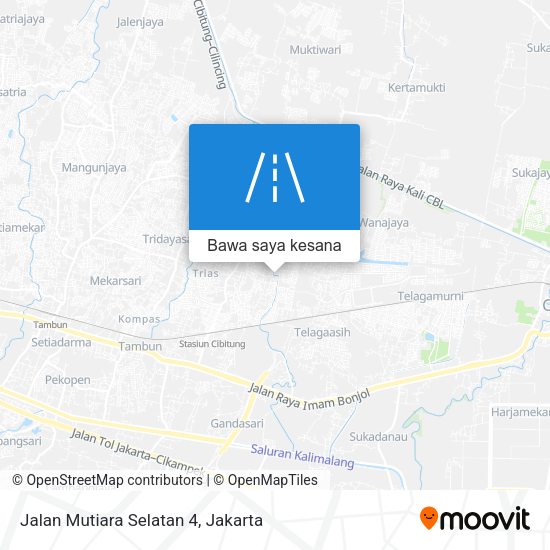 Peta Jalan Mutiara Selatan 4