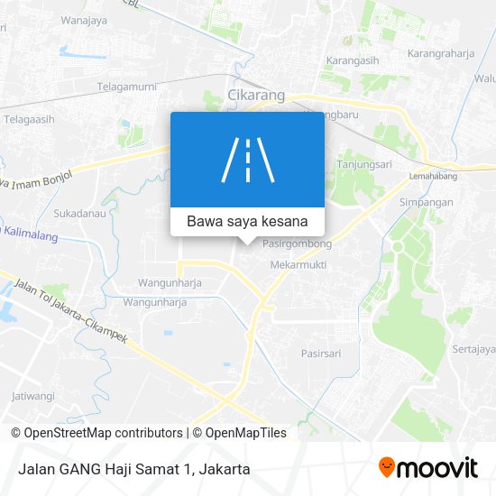 Peta Jalan GANG Haji Samat 1