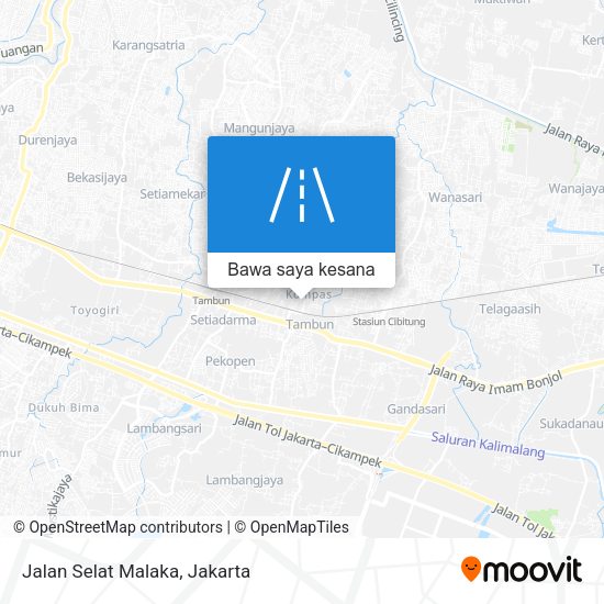 Peta Jalan Selat Malaka