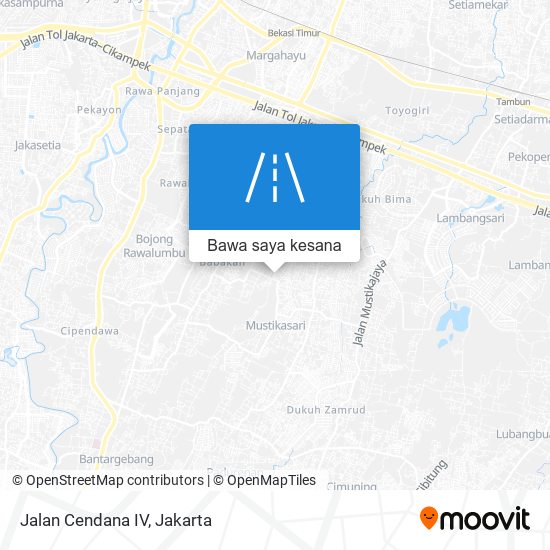 Peta Jalan Cendana IV