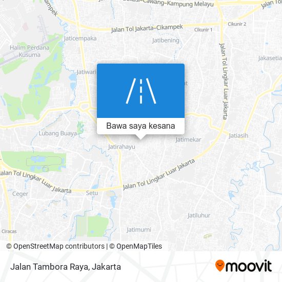 Peta Jalan Tambora Raya