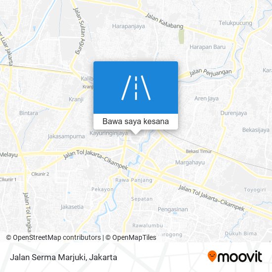 Peta Jalan Serma Marjuki