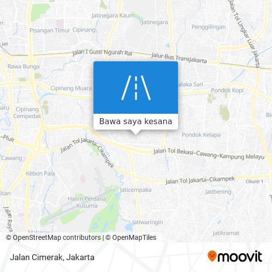 Peta Jalan Cimerak