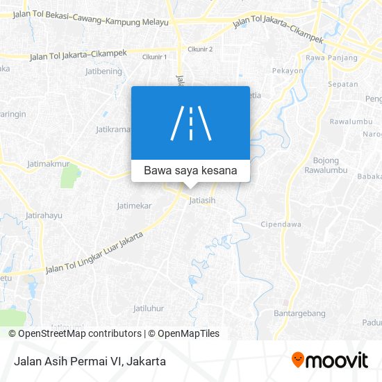 Peta Jalan Asih Permai VI