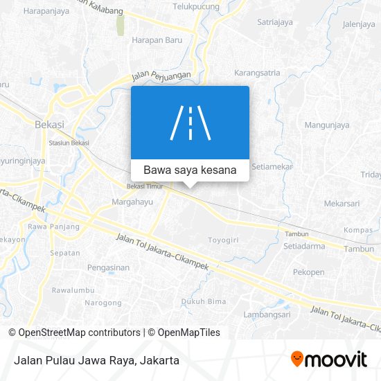 Peta Jalan Pulau Jawa Raya