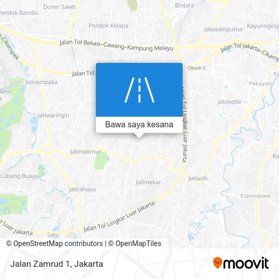 Peta Jalan Zamrud 1