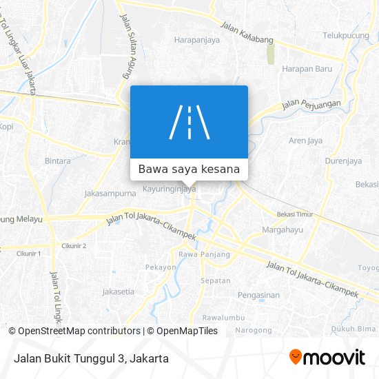 Peta Jalan Bukit Tunggul 3