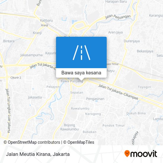 Peta Jalan Meutia Kirana