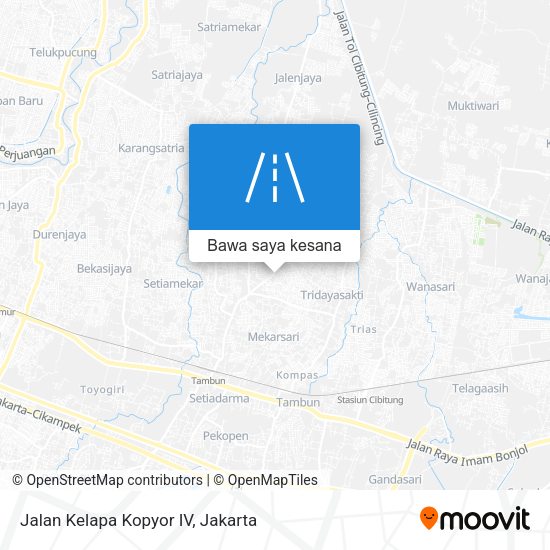 Peta Jalan Kelapa Kopyor IV