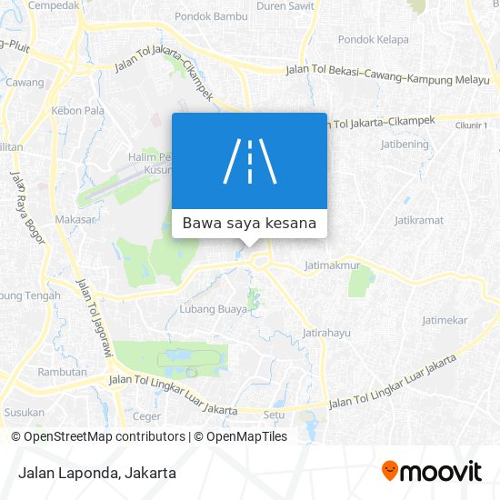 Peta Jalan Laponda