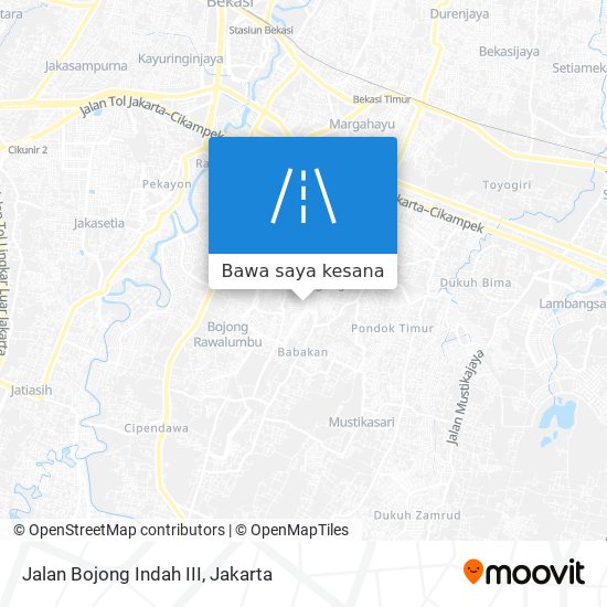 Peta Jalan Bojong Indah III