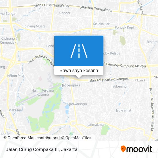 Peta Jalan Curug Cempaka III
