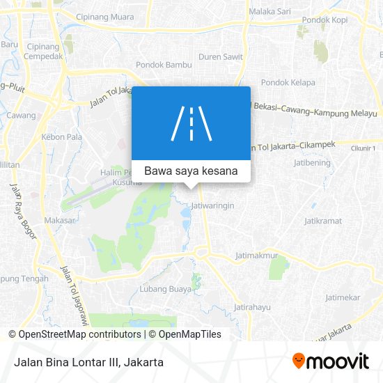 Peta Jalan Bina Lontar III