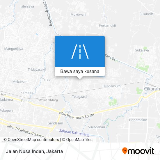 Peta Jalan Nusa Indah