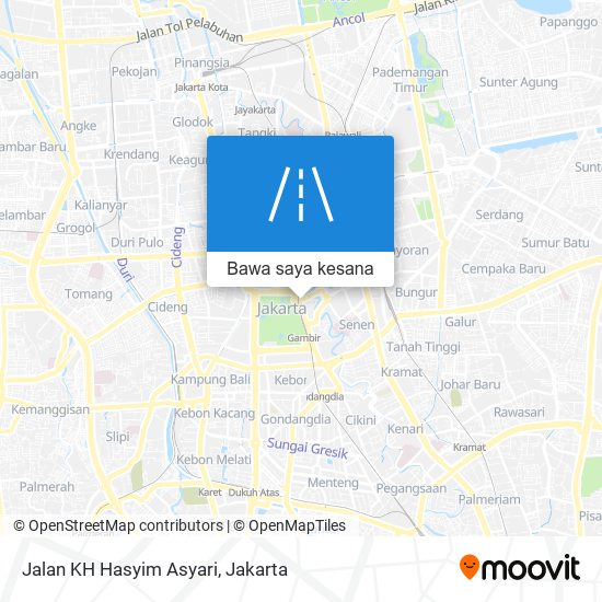 Peta Jalan KH Hasyim Asyari