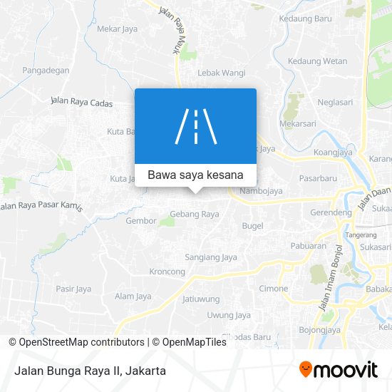 Peta Jalan Bunga Raya II