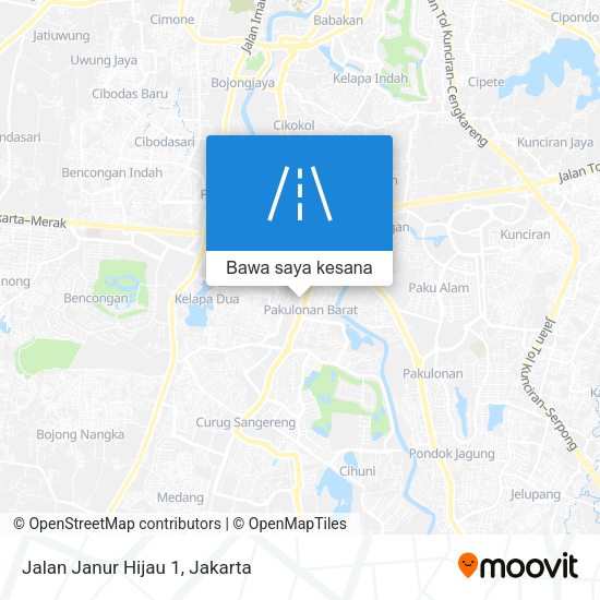 Peta Jalan Janur Hijau 1