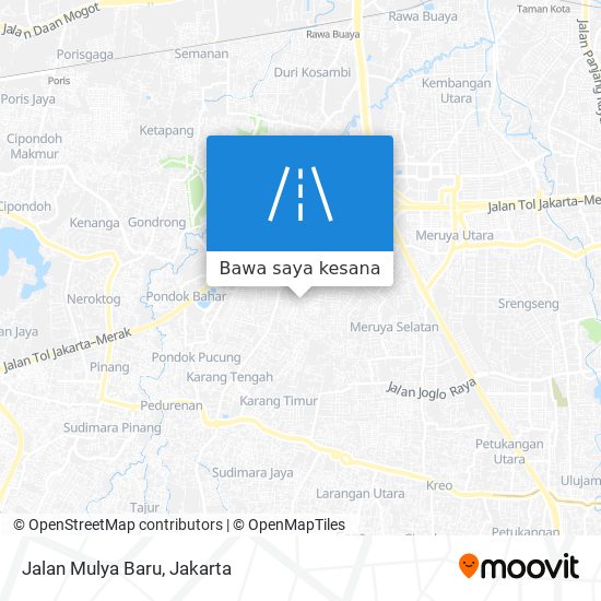 Peta Jalan Mulya Baru