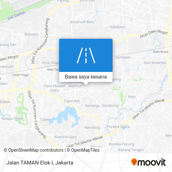 Peta Jalan TAMAN Elok I