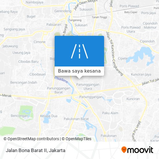 Peta Jalan Bona Barat II