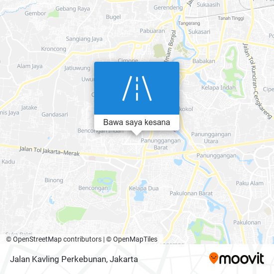 Peta Jalan Kavling Perkebunan