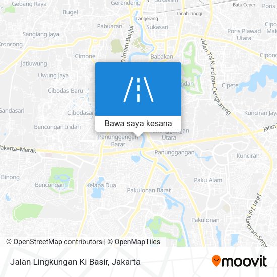 Peta Jalan Lingkungan Ki Basir