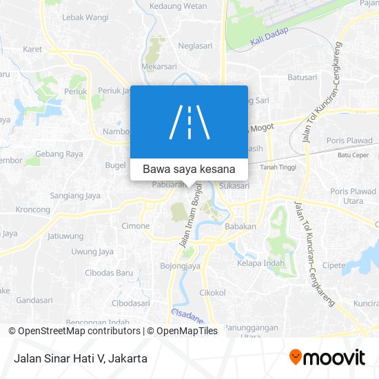 Peta Jalan Sinar Hati V