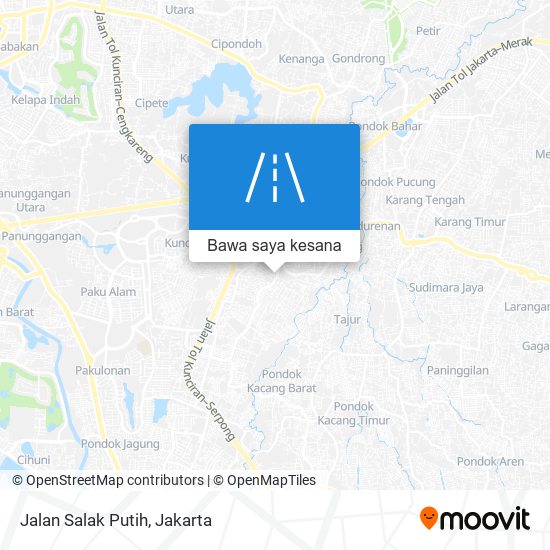 Peta Jalan Salak Putih