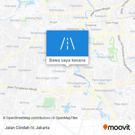 Peta Jalan Ciindah IV