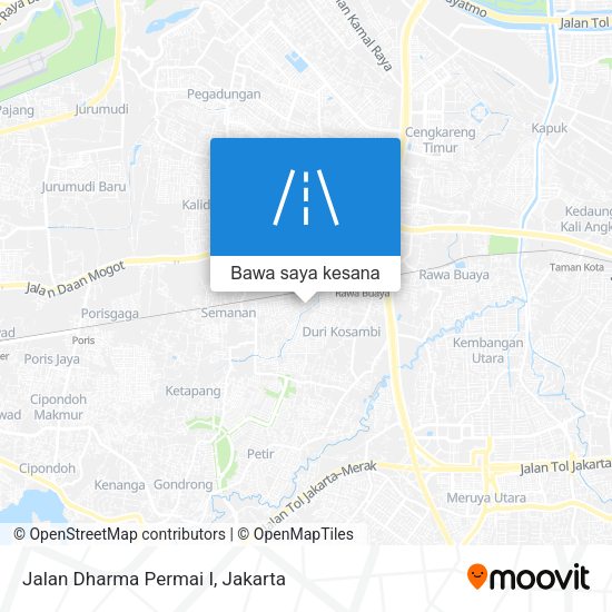 Peta Jalan Dharma Permai I
