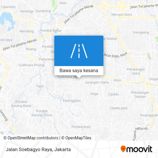 Peta Jalan Soebagyo Raya