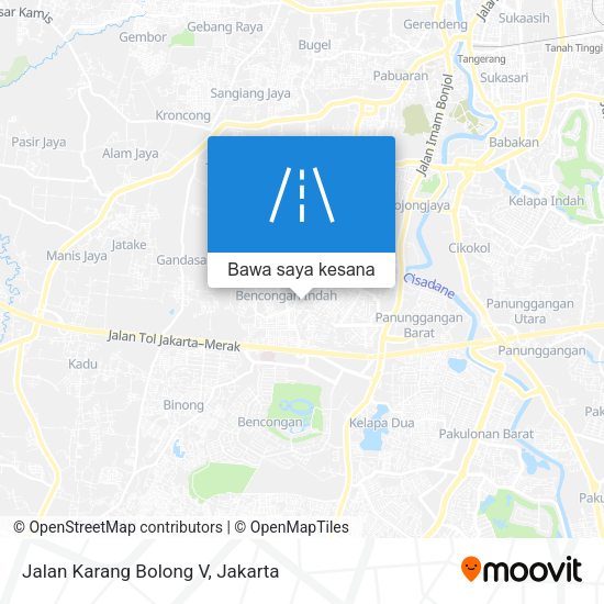 Peta Jalan Karang Bolong V