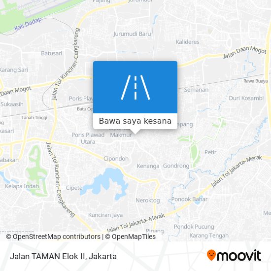 Peta Jalan TAMAN Elok II